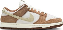 Nike: Коричневые кроссовки  Dunk Low Premium