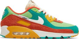 Nike: Зелёные кроссовки  Air Max 90 SE