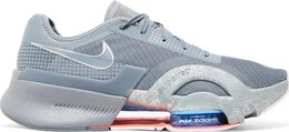 Nike: Серебристые кроссовки  Air Zoom