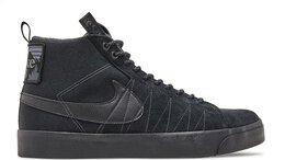 Nike: Чёрные кроссовки  Blazer Mid Premium