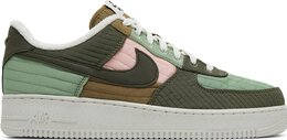 Nike: Зелёные кроссовки Air Force 1