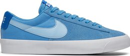 Nike: Синие кроссовки  Zoom Blazer