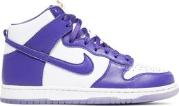Nike: Фиолетовые кроссовки  Dunk High