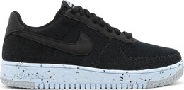 Nike: Чёрные кроссовки Air Force 1 Crater Flyknit