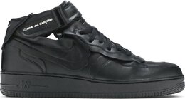 Nike: Чёрные кроссовки  Air Force 1