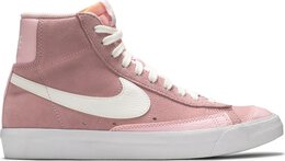 Nike: Розовые кроссовки  Blazer Mid Vintage 77