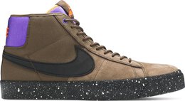 Nike: Коричневые кроссовки  Zoom Blazer