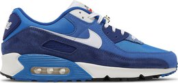 Nike: Голубые кроссовки  Air Max 90 SE