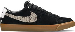 Nike: Чёрные кроссовки  Blazer Low