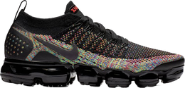 Nike: Чёрные кроссовки  Air Vapormax Flyknit 2