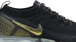 Nike Air VaporMax Flyknit 2 Black Gold 942842015 gold lpn22528296 LePodium