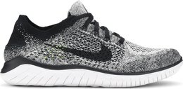 Nike: Белые кроссовки  Free RN Flyknit 2018