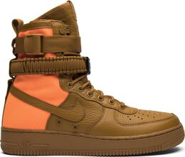 Nike: Коричневые кроссовки  SF Air Force 1