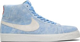 Nike: Синие кроссовки  SB Zoom Blazer Mid