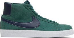 Nike: Зелёные кроссовки  Zoom Blazer