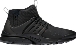 Nike: Чёрные кроссовки  Air Presto Mid Utility