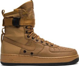 Nike: Бежевые кроссовки  Air Force 1 High