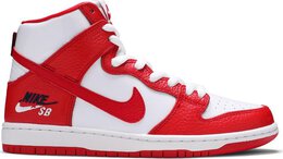 Nike: Красные кроссовки  SB Dunk High Pro