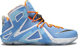 Nike: Синие кроссовки  Lebron 12