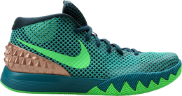 Nike: Зелёные кроссовки  Kyrie 1