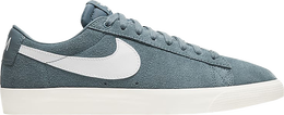 Nike: Голубые кроссовки  Blazer Low