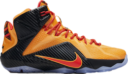 Nike: Оранжевые кроссовки  Lebron 12