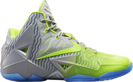 Nike: Серые кроссовки  Lebron 11