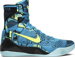 Nike: Синие кроссовки  Kobe 9 Elite