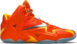 Nike: Оранжевые кроссовки  Lebron 11