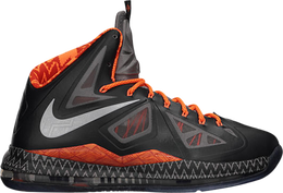 Nike: Оранжевые кроссовки  Lebron 10