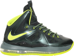 Nike: Зелёные кроссовки  Lebron 10