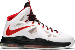 Nike: Белые кроссовки  Lebron 10