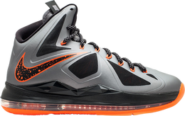 Nike: Серые кроссовки  Lebron 10