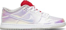 Nike: Серебристые кроссовки  Dunk Low Pro SB