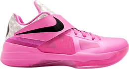 Nike: Розовые кроссовки  Zoom KD 4