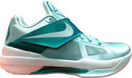 Nike: Зелёные кроссовки  Zoom KD 4