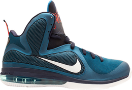 Nike: Зелёные кроссовки  Lebron 9