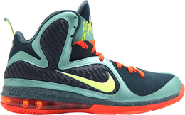 Nike: Зелёные кроссовки  Lebron 9