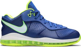 Nike: Синие кроссовки  Lebron 8 V 2 Low