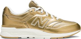 New Balance: Золотые кроссовки  997