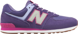 New Balance: Фиолетовые кроссовки  574