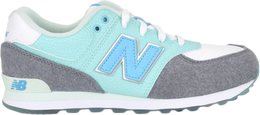 New Balance: Синие кроссовки  574