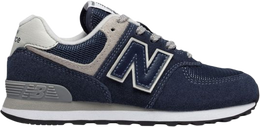 New Balance: Тёмные кроссовки  574