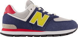 New Balance: Синие кроссовки  574