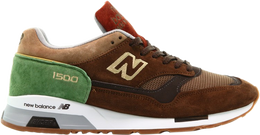 New Balance: Коричневые кроссовки  1500