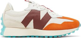 New Balance: Коричневые кроссовки  327