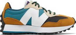 New Balance: Коричневые кроссовки  327