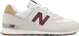 New Balance: Коричневые кроссовки  574