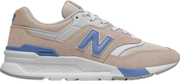 New Balance: Голубые кроссовки  997H