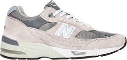 New Balance: Бежевые кроссовки  991